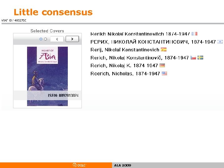 Little consensus ALA 2009 