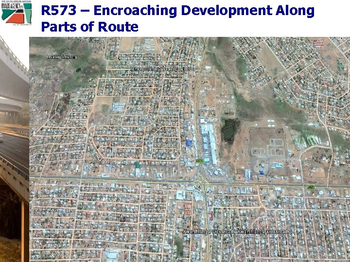 R 573 – Encroaching Development Along Parts of Route 