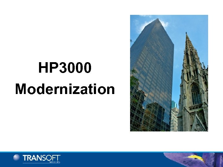 HP 3000 Modernization 