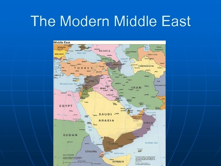 The Modern Middle East 