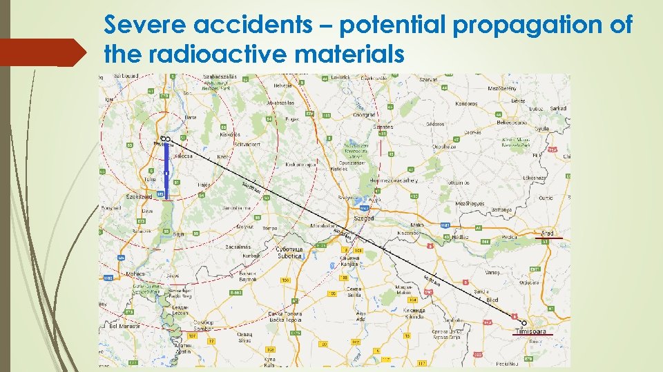 Severe accidents – potential propagation of the radioactive materials 