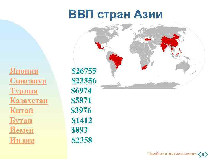 Страны нис карта