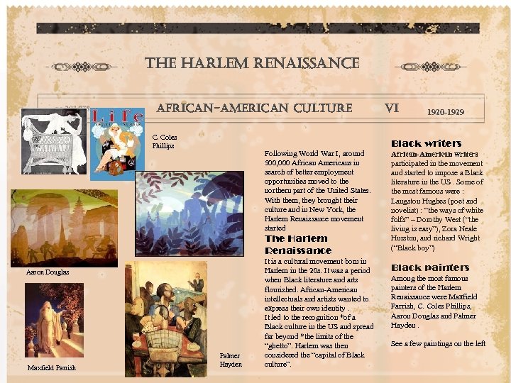 t. He HAr. Le. M re. NAiss. ANCe Afri. CAN-AMeri. CAN CULt. Ure C.