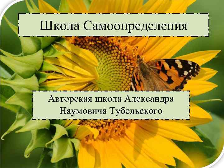 Школа Самоопределения Авторская школа Александра Наумовича Тубельского 