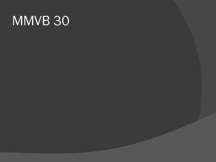 MMVB 30 