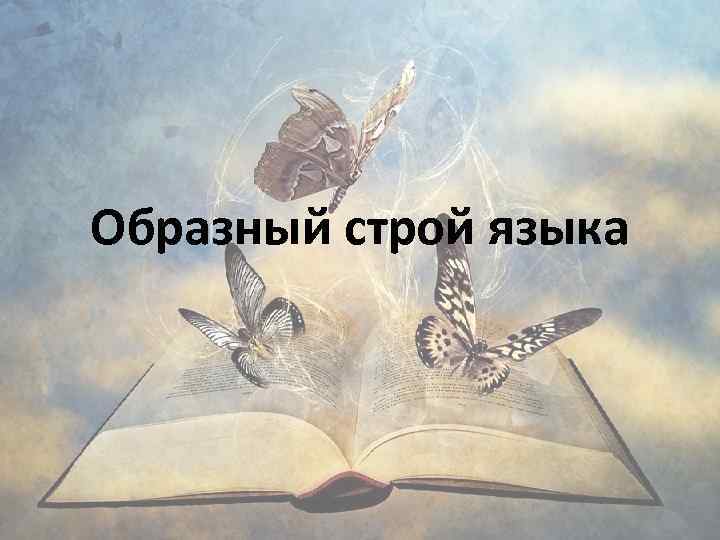 Образный строй языка 