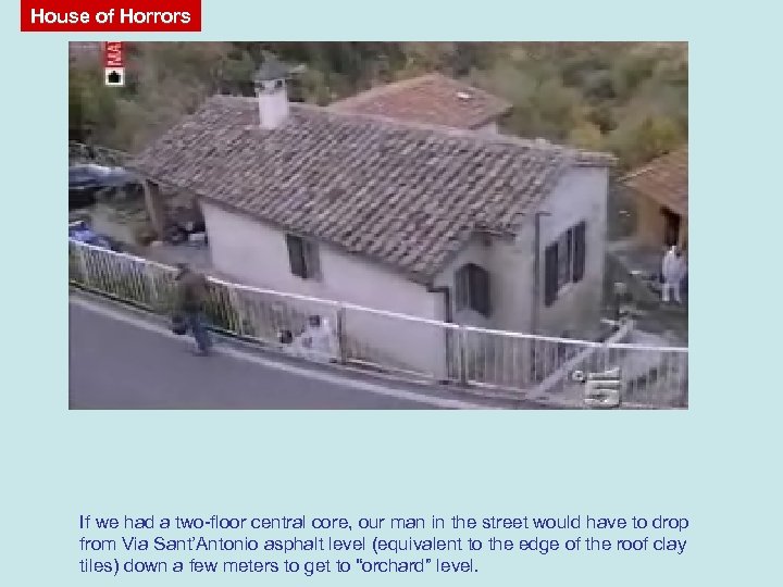 House of Horrors If we had a two-floor central core, our man in the