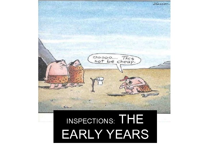  THE EARLY YEARS INSPECTIONS: 