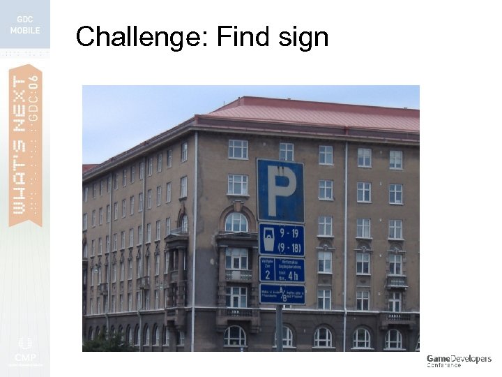 Challenge: Find sign 