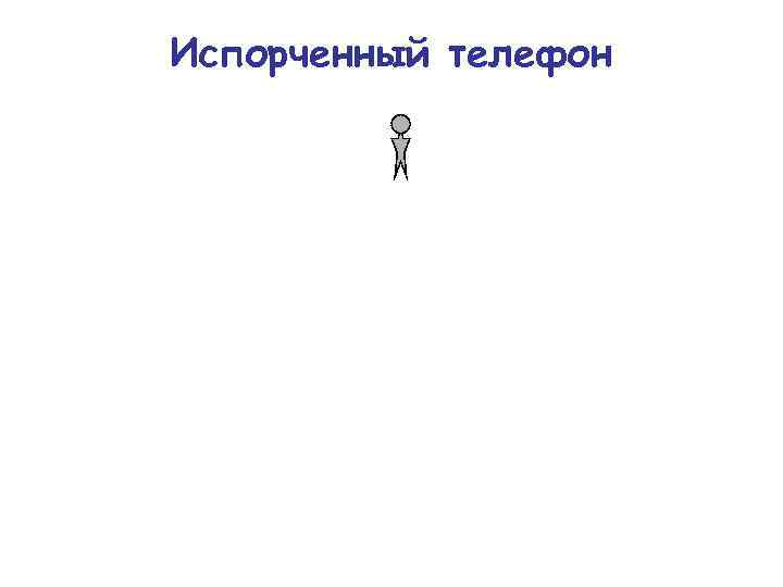 Испорченный телефон 