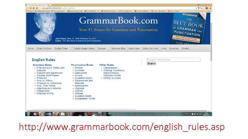 http: //www. grammarbook. com/english_rules. asp 