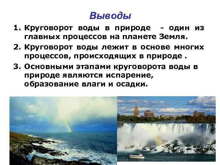 Презентация на тему круговорот воды в природе