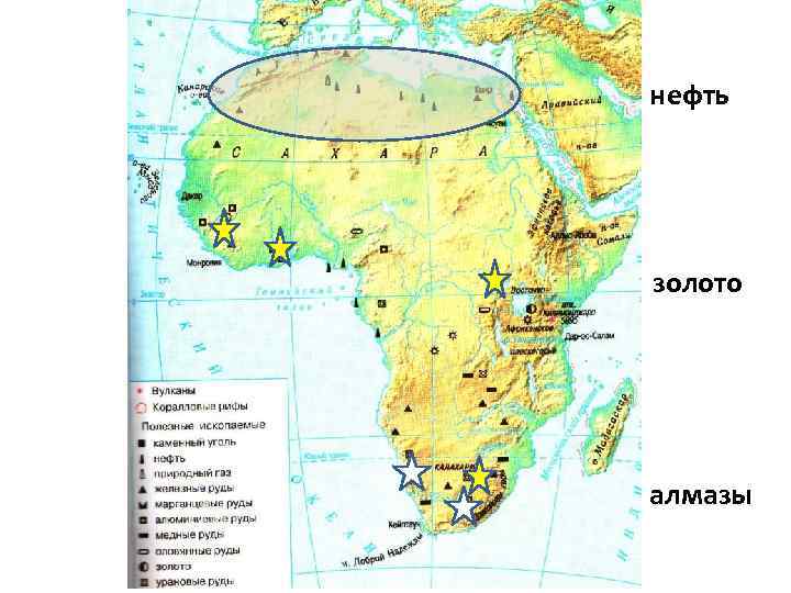 нефть золото алмазы 