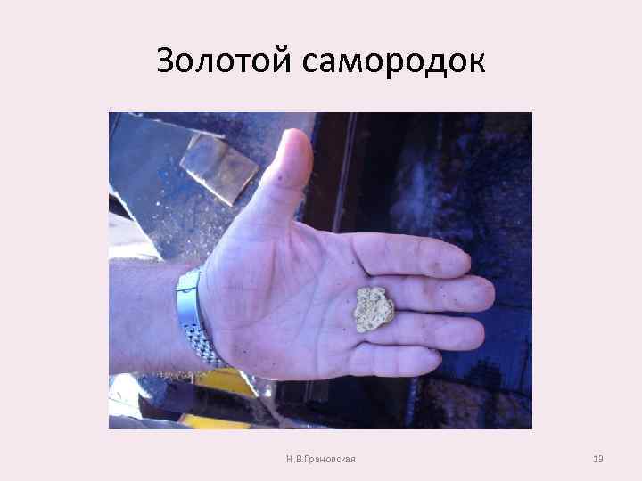 Золотой самородок Н. В. Грановская 13 