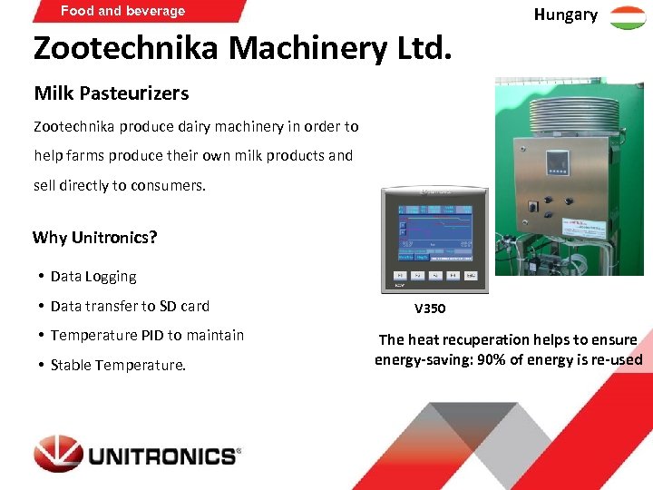 Food and beverage Zootechnika Machinery Ltd. Hungary Milk Pasteurizers Zootechnika produce dairy machinery in