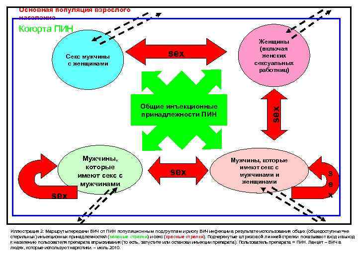 Основная популяция взрослого население Когорта ПИН sex Общие инъекционные принадлежности ПИН Мужчины, которые имеют
