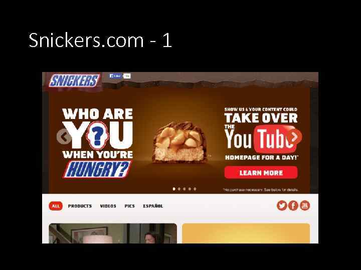 Snickers. com - 1 