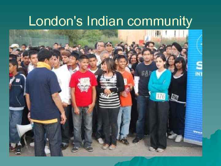 London's Indian community 