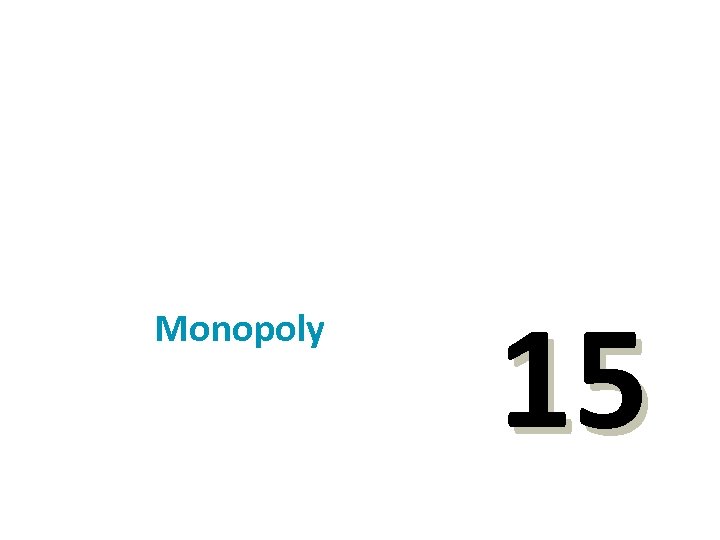 Monopoly 15 