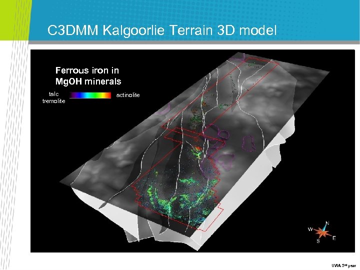 C 3 DMM Kalgoorlie Terrain 3 D model Geoscience Australia’s Ferrous iron in pmd*CRC
