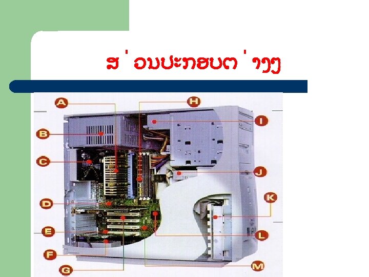 ສ ວນປະກອບຕ າງໆ 