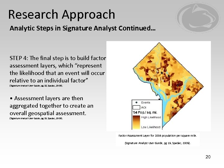 Research Approach Analytic Steps in Signature Analyst Continued… STEP 4: The final step is