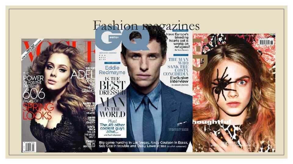 Fashion magazines 