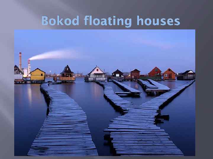 Bokod floating houses 