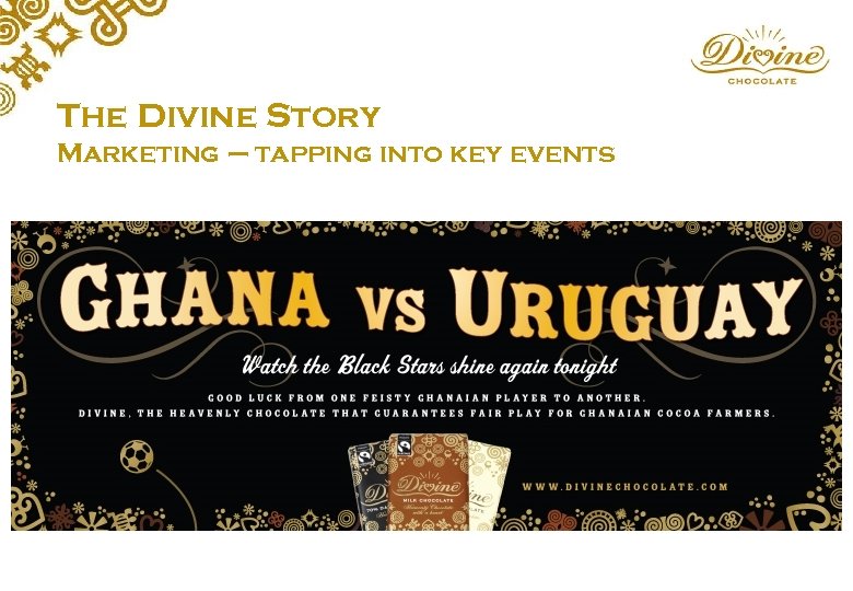 The Divine Story Marketing – tapping into key events 