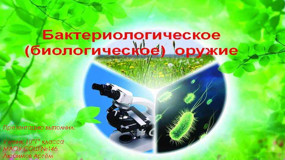 Презентацию выполнил: Ученик 10”Г” класса МАОУ СОШ № 146 Любимов Артём 