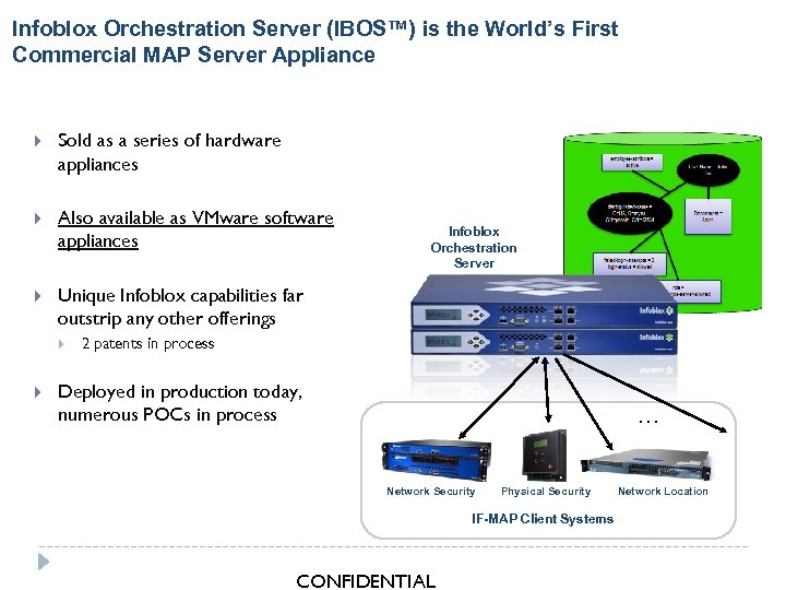 Infoblox Orchestration Server (IBOS™) is the World’s First Commercial MAP Server Appliance Sold as