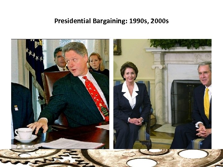 Presidential Bargaining: 1990 s, 2000 s 