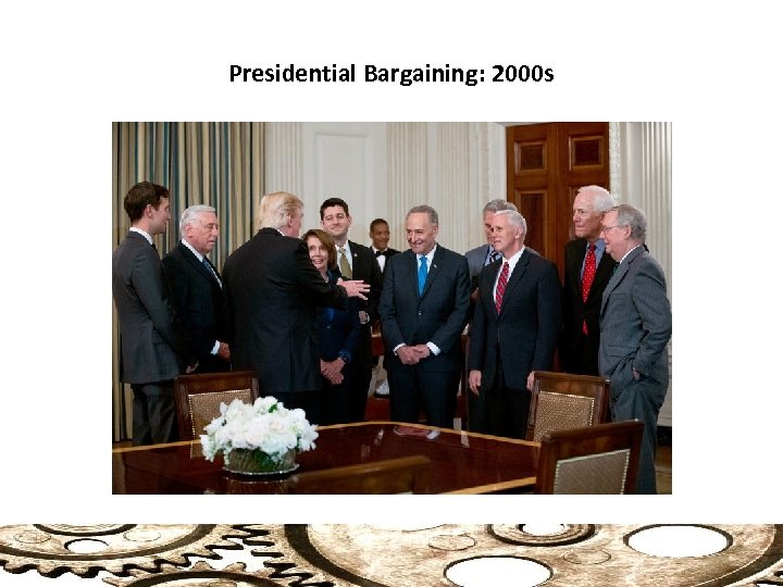 Presidential Bargaining: 2000 s 