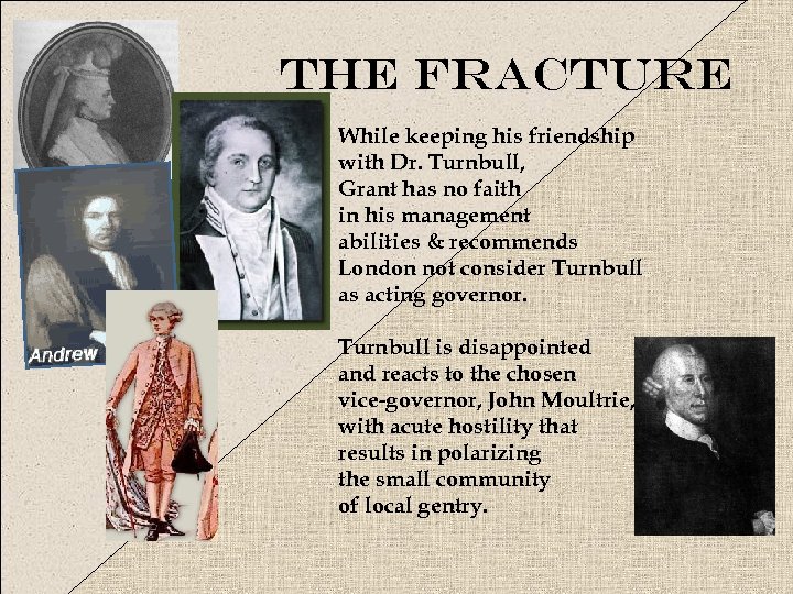 The fracture While keeping his friendship with Dr. Turnbull, Grant has no faith