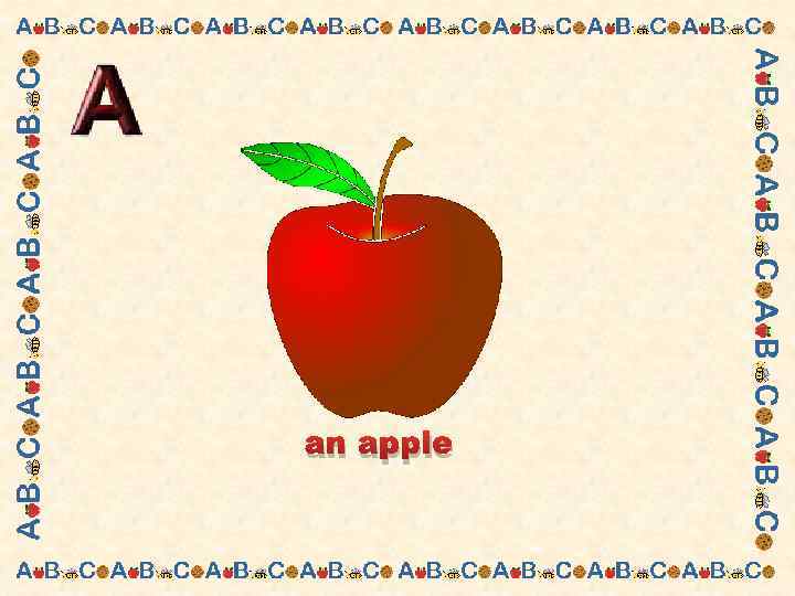 an apple 