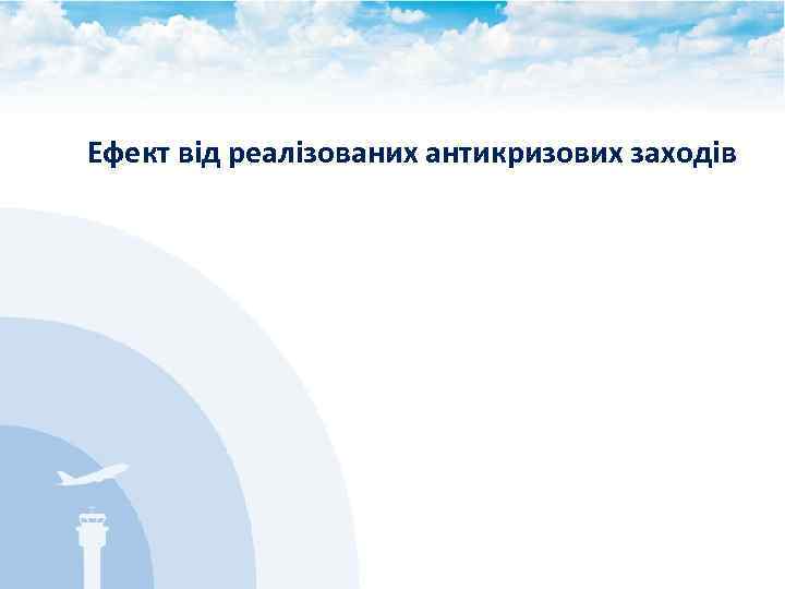 Ефект від реалізованих антикризових заходів 