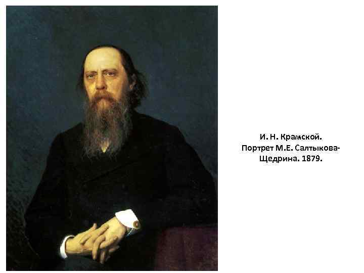 И. Н. Крамской. Портрет М. Е. Салтыкова. Щедрина. 1879. 