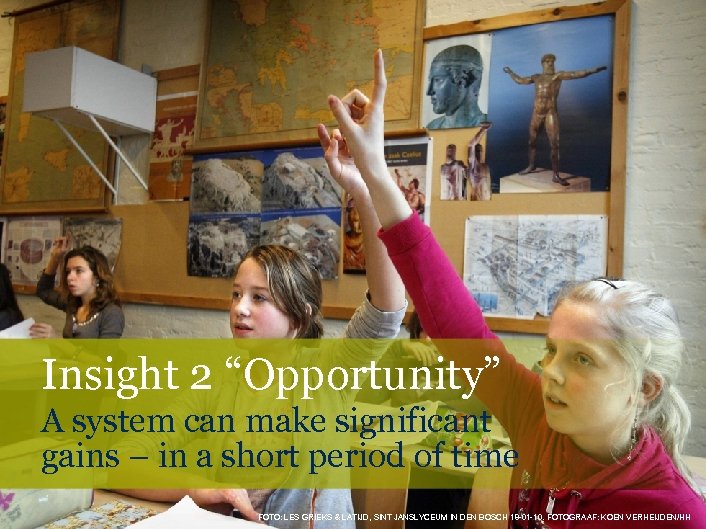 Insight 2 “Opportunity” A system can make significant gains – in a short period