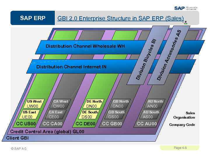 GBI 2. 0 Enterprise Structure in SAP ERP (Sales) n. B icy Distribution Channel