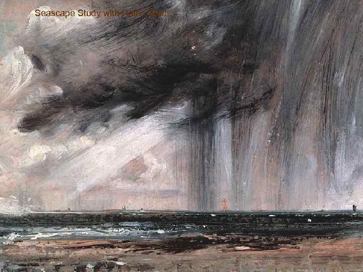 Seascape Study with Rain Cloud 