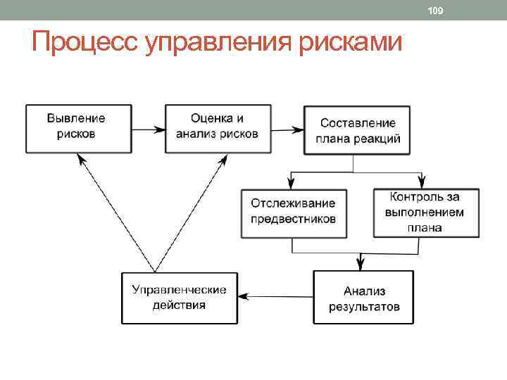 109 Процесс управления рисками 