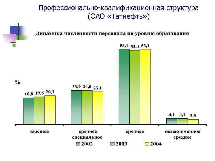 Профессиональный состав кадров