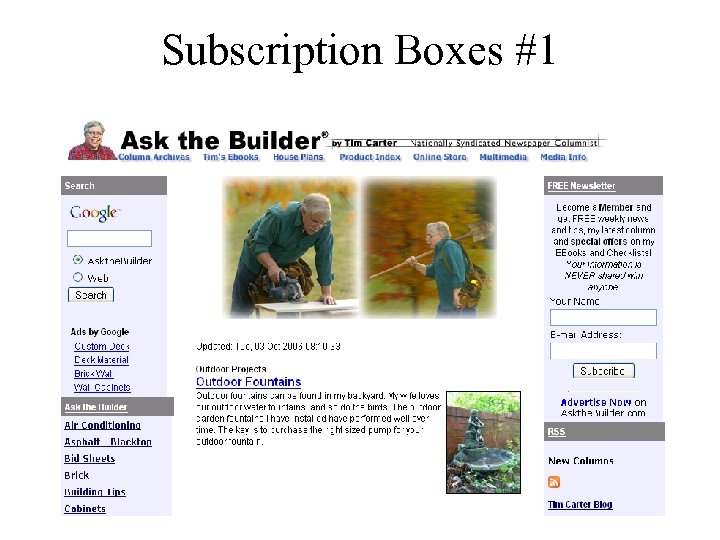 Subscription Boxes #1 