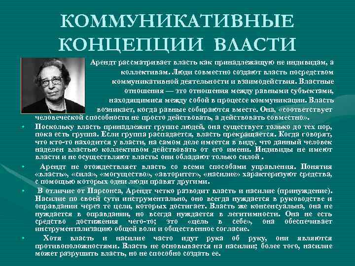 Основные теории власти. Коммуникативная концепция власти. Коммуникативные теории власти. Концепция власти Ханны Арендт. Современные теории власти.