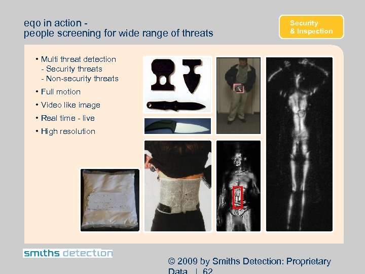 eqo in action - people screening for wide range of threats Security & Inspection