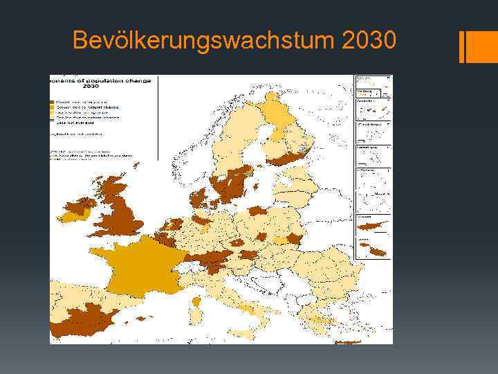 Bevölkerungswachstum 2030 