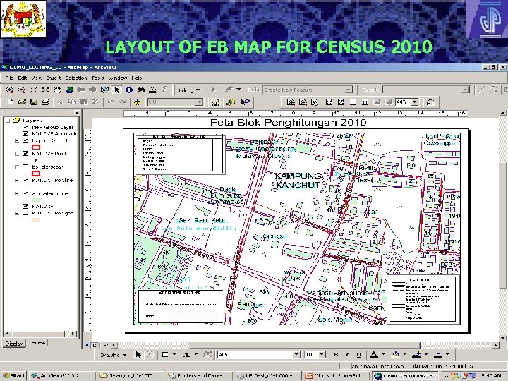 LAYOUT OF EB MAP FOR CENSUS 2010 