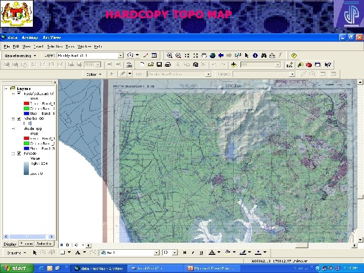 HARDCOPY TOPO MAP 