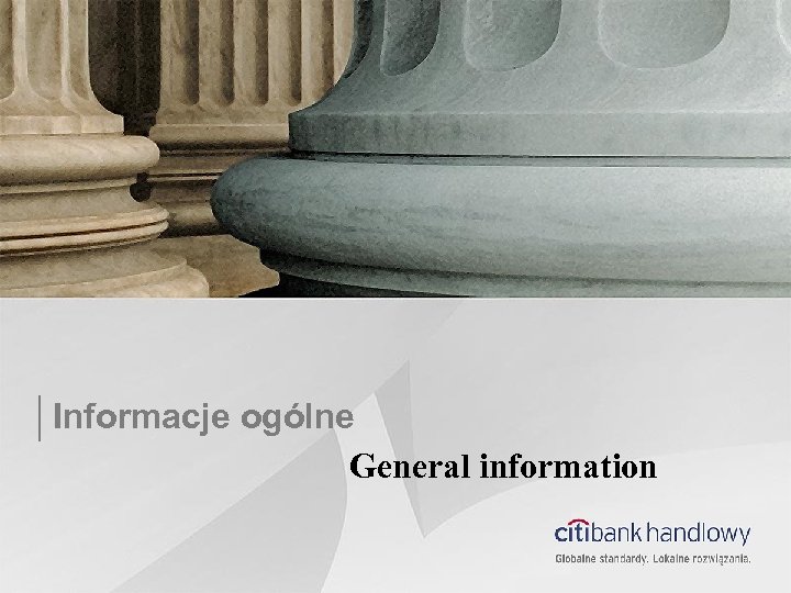 Informacje ogólne General information 