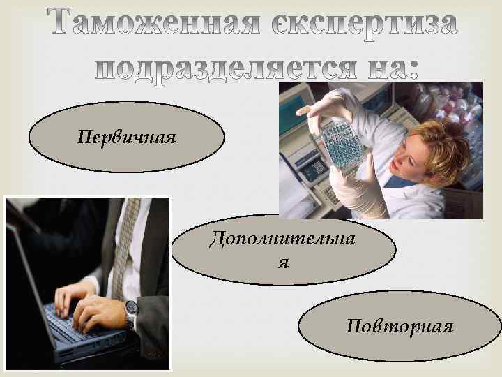 Первичная Дополнительна я Повторная 